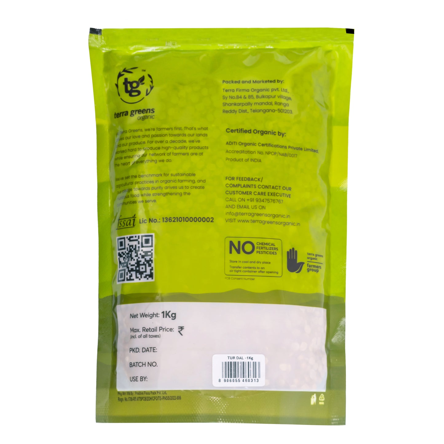 Terra Greens Organic Tur Dal