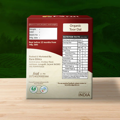 Farm Ethics Organic Toor Dal