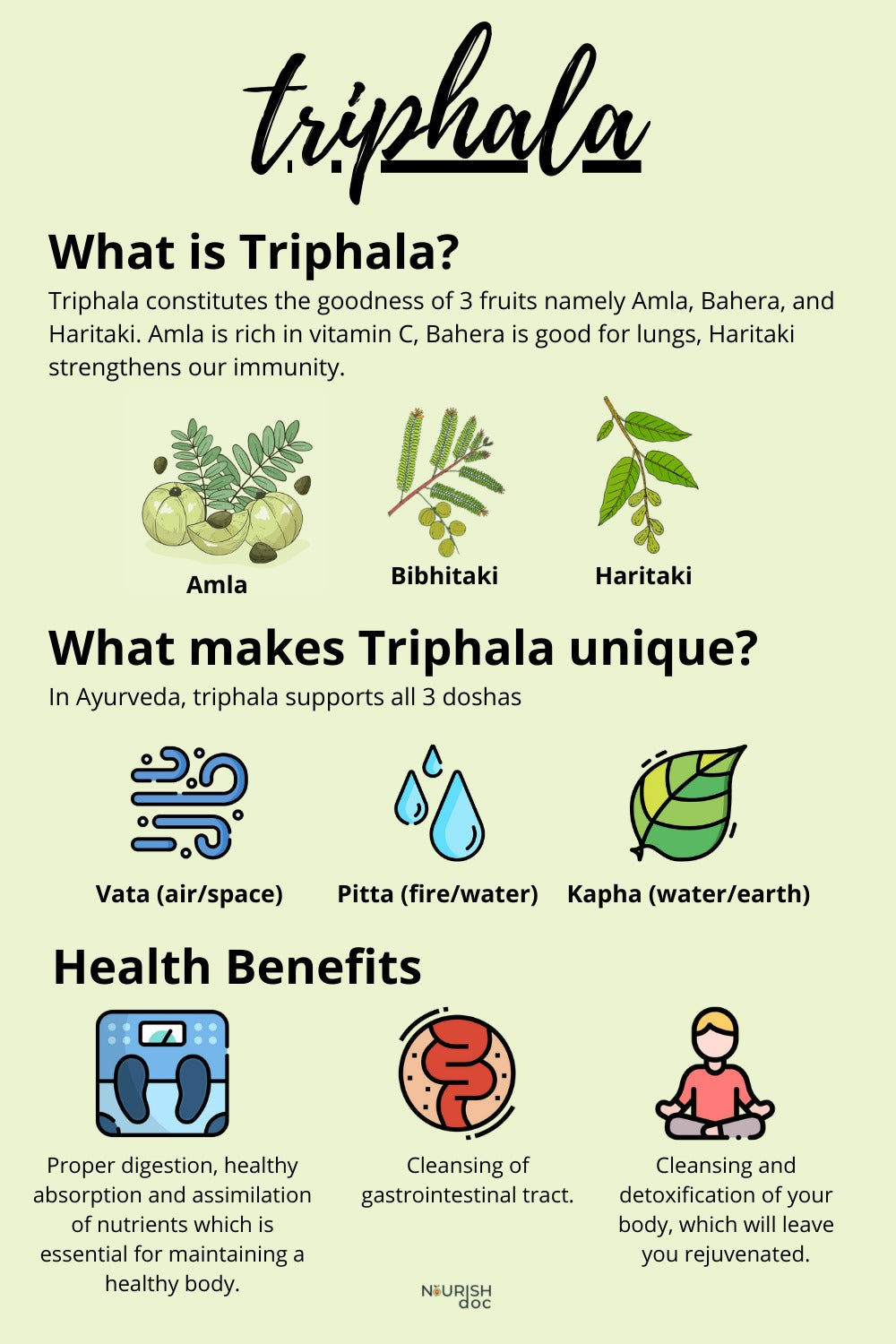 Kerala Naturals Triphala Powder (100 GM)