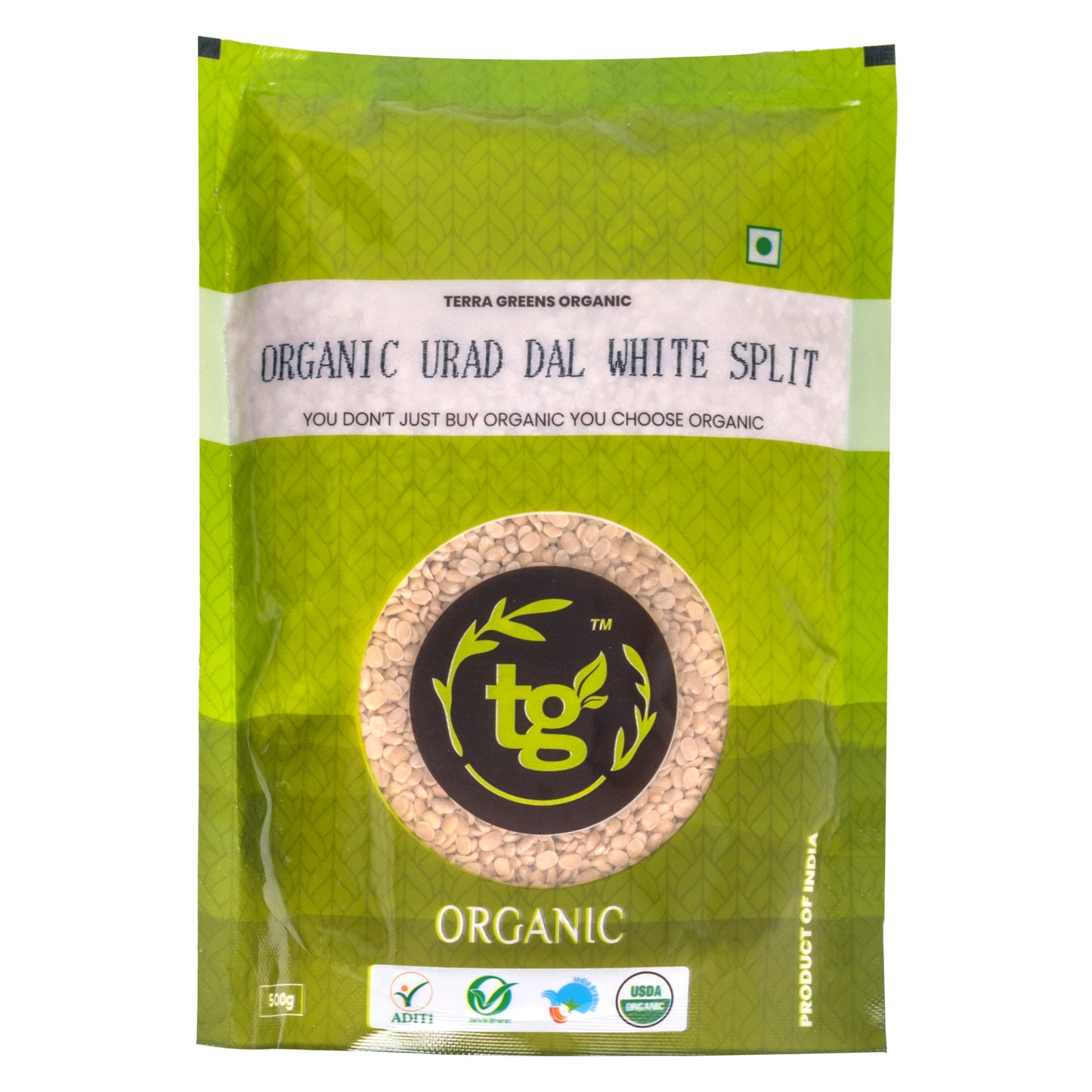 Terra Greens Organic Urad Dal White Split