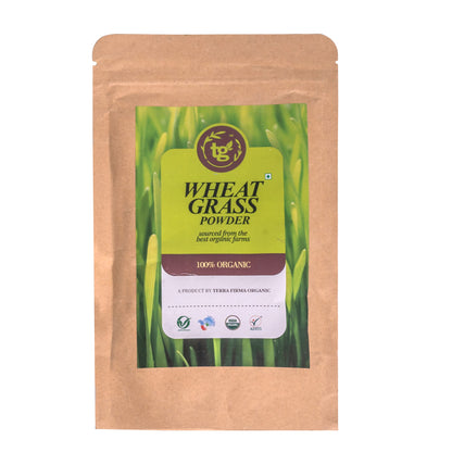 Terra Greens Organic Wheat Grass Powder (100 GM)
