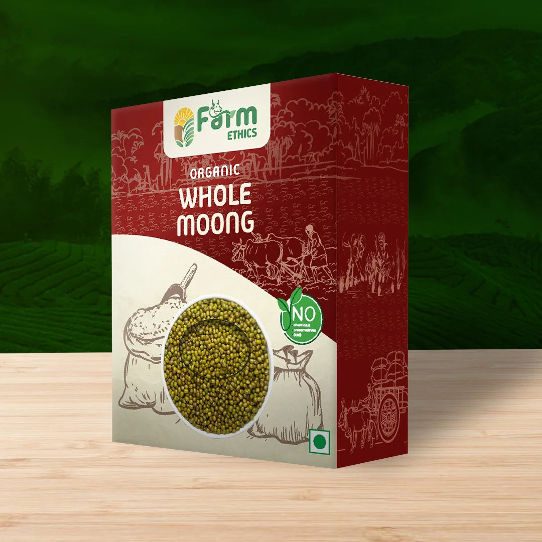 Farm Ethics Organic Whole Moong