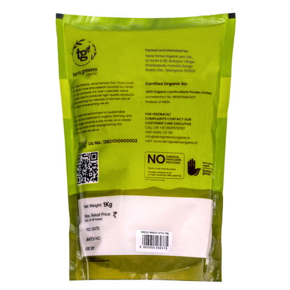 Terra Greens Organic Whole Wheat Atta