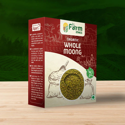 Farm Ethics Organic Whole Moong