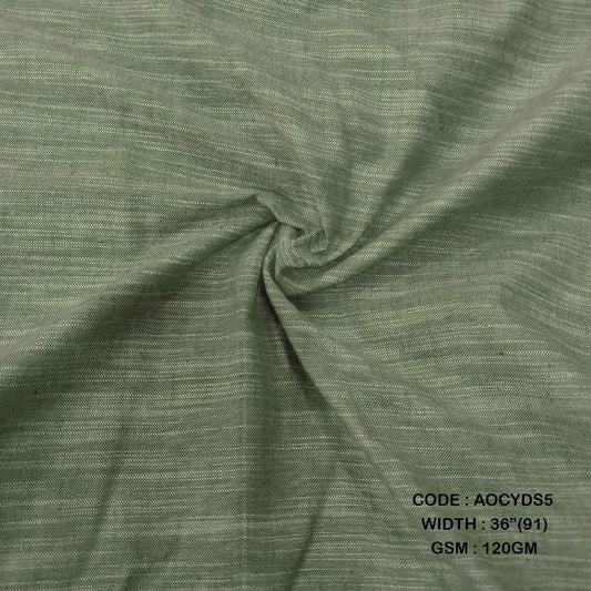 Adidev Textile HERBAL YARN DYED SLUB LIGHT GREEN  ( 120 GSM AOCYDS5 )