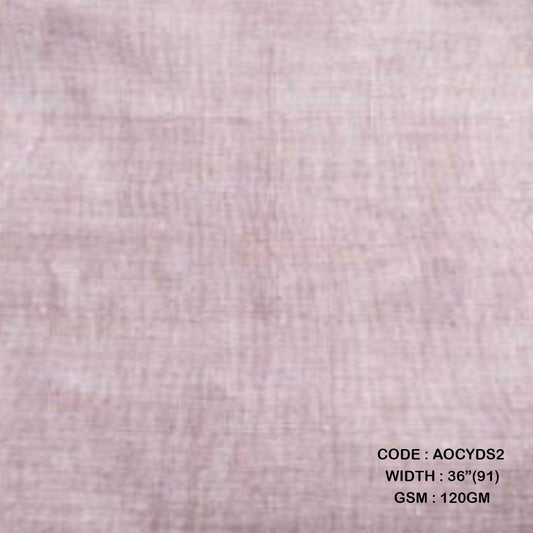 Adidev Textile HERBAL YARN DYED SLUB MAUVE ( 120 GSM AOCYDS2 )