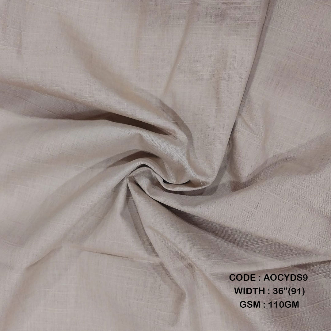 Adidev Textile HERBAL YARN DYED SLUB SAND ( 110 GSM AOCYDS9 )