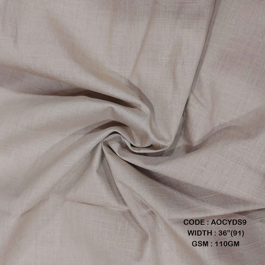 Adidev Textile HERBAL YARN DYED SLUB SAND ( 110 GSM AOCYDS9 )