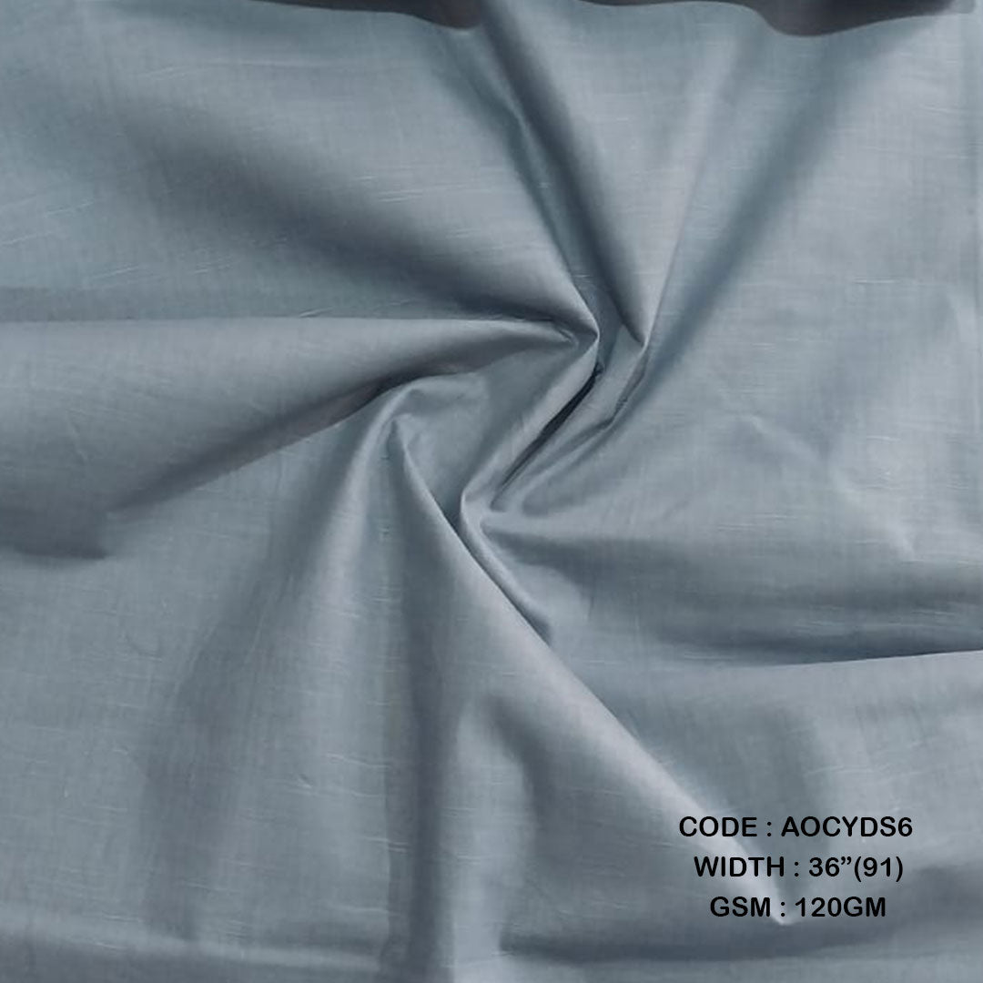 Adidev Textile HERBAL YARN DYED SLUB SEA BLUE ( 120 GSM AOCYDS6 )