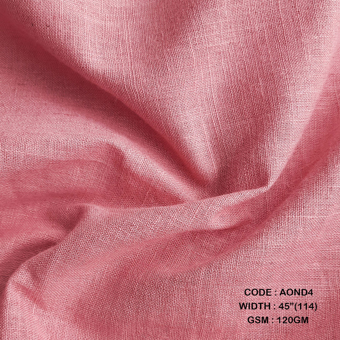 Adidev Textile ORGANIC NATURAL DYED PINK ( 120 GSM AOND4 )