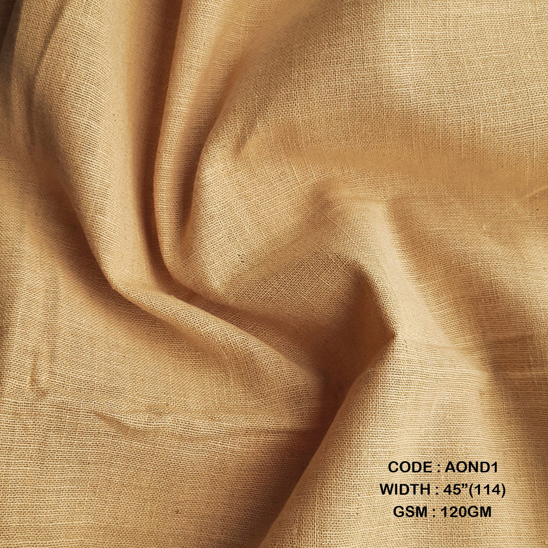 Adidev Textile ORGANIC NATURAL DYED TURMERIC  ( 120 GSM AOND1 )