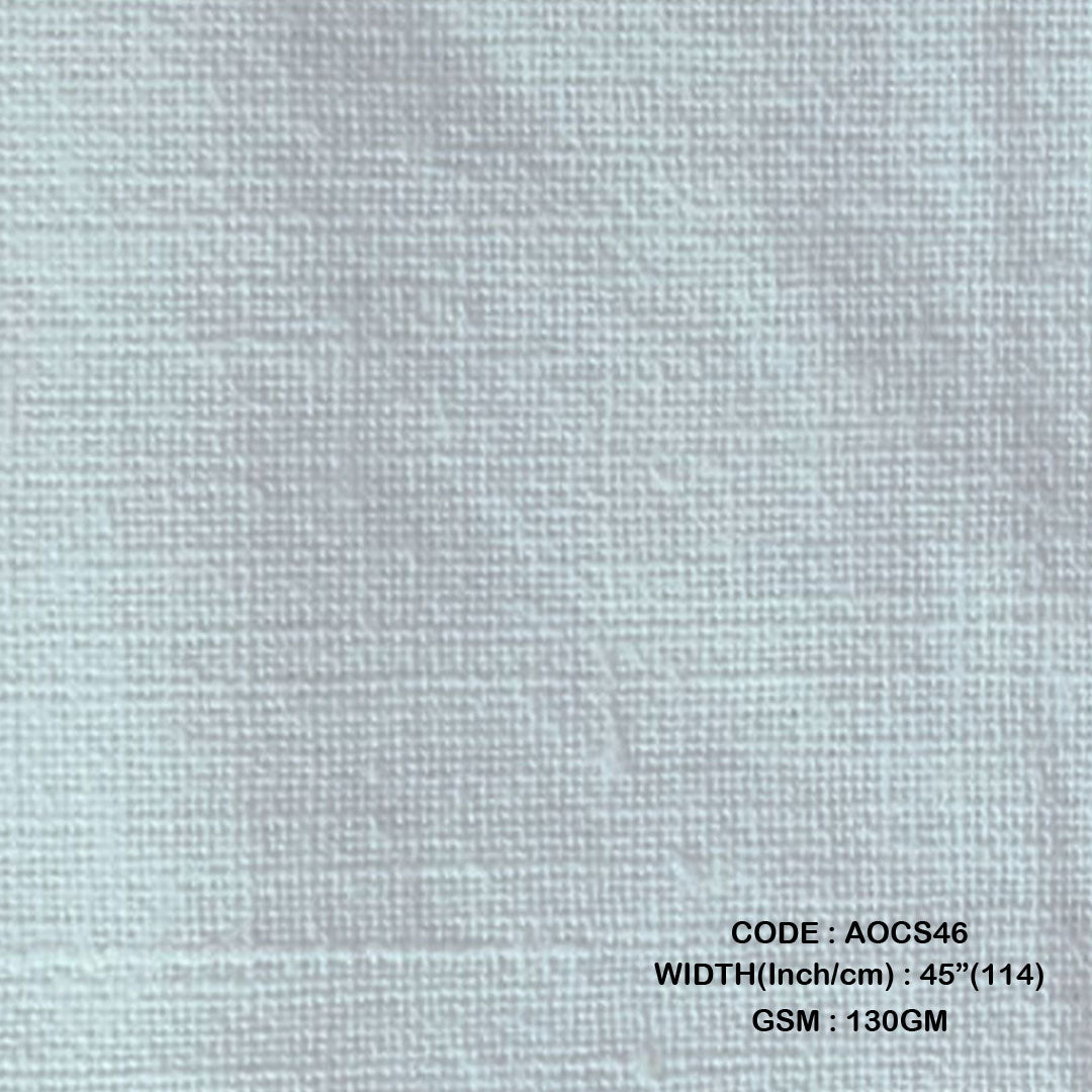Adidev Textile SINGLE TWISTED SOFT MATT COTTON BLEACHED ( 90 GSM AOCS46 )