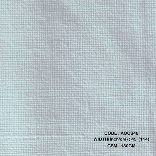 Adidev Textile SINGLE TWISTED SOFT MATT COTTON BLEACHED ( 90 GSM AOCS46 )