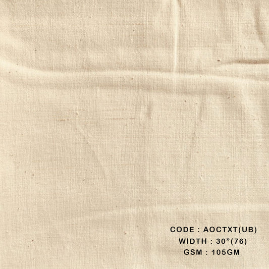 Adidev Textile Twisted by twisted cotton unbleached fabrics (105 GSM AOCTXT(UB))
