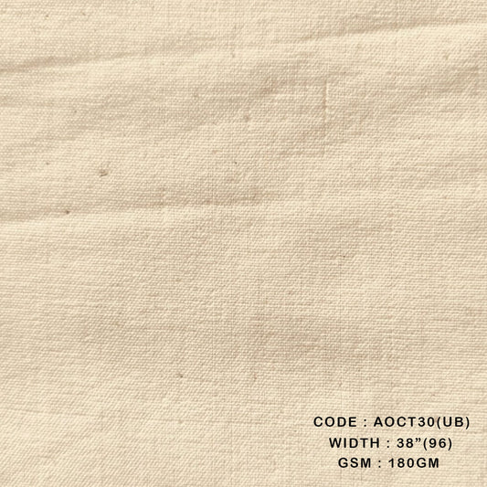 Adidev Textile Twisted thin cotton T30 unbleached ( 180 GSM AOCT30(UB))